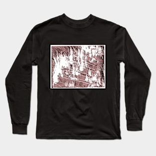 Running Up the Stairs Long Sleeve T-Shirt